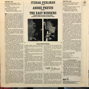 Itzhak Perlman / André Previn : The Easy Winners (LP)