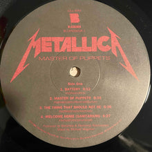 Laden Sie das Bild in den Galerie-Viewer, Metallica : Master Of Puppets (LP, Album, RE, RM)
