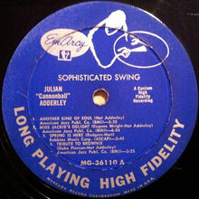 Laden Sie das Bild in den Galerie-Viewer, Julian "Cannonball" Adderley* : Sophisticated Swing (LP, Album, Mono)

