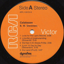 Load image into Gallery viewer, B.W. Stevenson : Calabasas (LP, Album, Ind)
