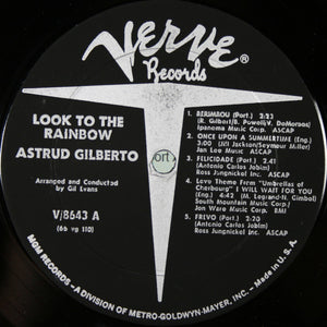 Astrud Gilberto : Look To The Rainbow (LP, Album, Mono)