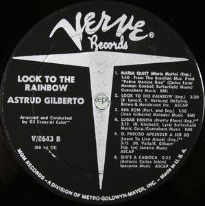 Astrud Gilberto : Look To The Rainbow (LP, Album, Mono)