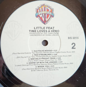 Little Feat : Time Loves A Hero (LP, Album, RE, Jac)