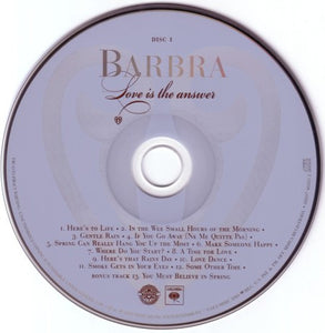 Barbra* : Love Is The Answer (2xCD, Album, Dlx)