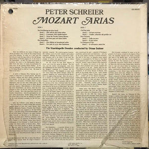 Peter Schreier, Staatskapelle Dresden, Otmar Suitner : Mozart Arias (LP, Album)