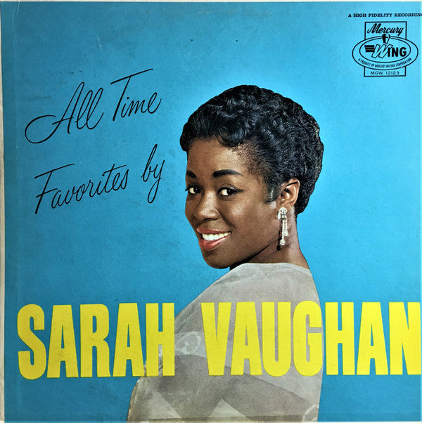 Sarah Vaughan : All Time Favorites By (LP, Album, Comp, Mono)