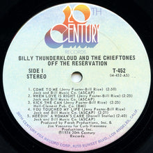 Load image into Gallery viewer, Billy Thunderkloud And The Chieftones : Off The Reservation (LP, Album)
