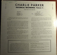 Charger l'image dans la galerie, Charlie Parker : Le Jazz Cool, Historical Recordings, Vol. 3 (LP, Comp)
