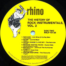 Laden Sie das Bild in den Galerie-Viewer, Various : The History Of Rock Instrumentals, Volume 2 (LP, Comp)
