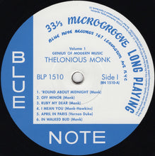 Charger l'image dans la galerie, Thelonious Monk : Genius Of Modern Music (Volume One) (LP, Comp, Mono, RE, RM, 180)
