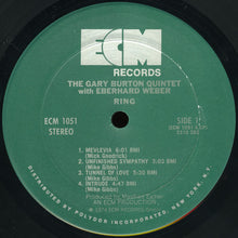 Load image into Gallery viewer, The Gary Burton Quintet* with Eberhard Weber : Ring (LP, Album)
