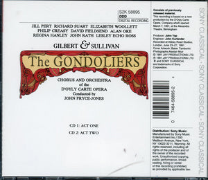 D'Oyly Carte Opera Company : The Gondoliers (2xCD)