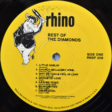Load image into Gallery viewer, The Diamonds : Best Of The Diamonds (LP, Comp, Rai)
