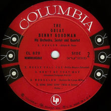 Load image into Gallery viewer, Benny Goodman, His Orchestra*, Quartet* And Sextet* : The Great Benny Goodman (LP, Comp, Mono)
