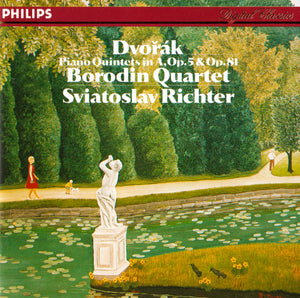 Dvořák* - Borodin Quartet*, Sviatoslav Richter : Piano Quintets In A, Op.5 & Op.81 (CD, Album)