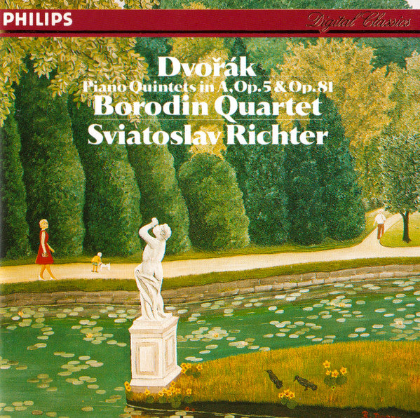 Dvořák* - Borodin Quartet*, Sviatoslav Richter : Piano Quintets In A, Op.5 & Op.81 (CD, Album)