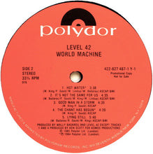 Laden Sie das Bild in den Galerie-Viewer, Level 42 : World Machine (LP, Album, Promo)

