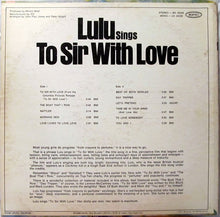 Load image into Gallery viewer, Lulu : Lulu Sings To Sir With Love (LP, Album, Pit)
