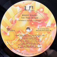 Load image into Gallery viewer, Kenny Rogers : Ten Years Of Gold (LP, Comp, All)
