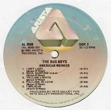 Charger l'image dans la galerie, The Bus Boys : American Worker (LP, Album, Mon)
