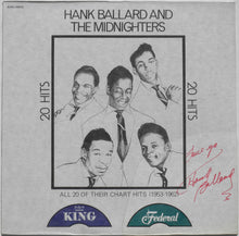 Load image into Gallery viewer, Hank Ballard &amp; The Midnighters : 20 Hits: All 20 Of Their Chart Hits (1953-1962) (LP, Comp)
