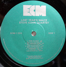 Laden Sie das Bild in den Galerie-Viewer, Steve Kuhn Quartet : Last Year´s Waltz (LP, Album)
