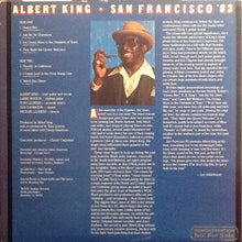 Laden Sie das Bild in den Galerie-Viewer, Albert King : San Francisco &#39;83 (LP, Album, Pit)
