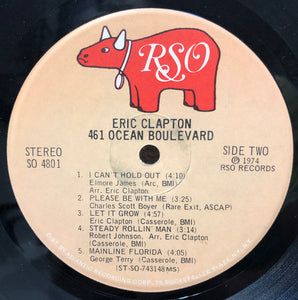 Eric Clapton : 461 Ocean Boulevard (LP, Album, MS)