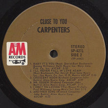 Load image into Gallery viewer, Carpenters : Close To You (LP, Album, San)
