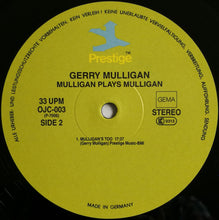 Charger l'image dans la galerie, Gerry Mulligan : Mulligan Plays Mulligan (LP, Comp, RE, RM)
