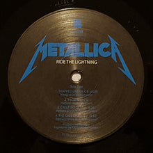 Laden Sie das Bild in den Galerie-Viewer, Metallica : Ride The Lightning (LP, Album, RE, RM, RP)
