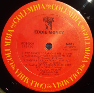 Eddie Money : Eddie Money (LP, Album, RE, Car)