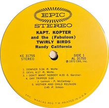 Load image into Gallery viewer, Randy California : Kapt. Kopter And The (Fabulous) Twirly Birds (LP, Album, Ind)
