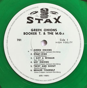 Booker T. & The M.G.s* : Green Onions (LP, Album, Mono, Dlx, RE, RM, Gre)