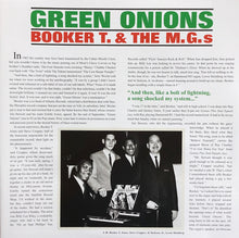 Laden Sie das Bild in den Galerie-Viewer, Booker T. &amp; The M.G.s* : Green Onions (LP, Album, Mono, Dlx, RE, RM, Gre)
