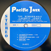 Laden Sie das Bild in den Galerie-Viewer, Carmell Jones Featuring Harold Land : The Remarkable Carmell Jones (LP, Album, RE, 180)
