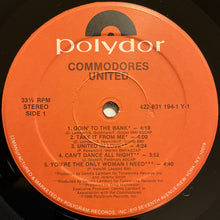 Load image into Gallery viewer, Commodores : United (LP, Album, 53 )
