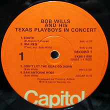 Load image into Gallery viewer, Bob Wills &amp; His Texas Playboys : In Concert (2xLP, Album, Win)
