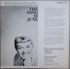 June Christy : The Song Is June! (LP, Album, Mono, Scr)