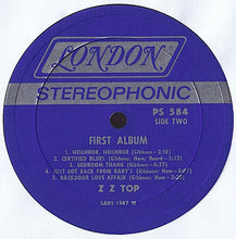 Charger l'image dans la galerie, ZZ Top : ZZ Top's First Album (LP, Album, W -)
