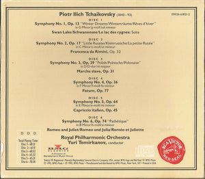 Yuri Temirkanov, Tchaikovsky*, Royal Philharmonic Orchestra : The Six Symphonies (6xCD, Album)