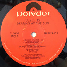 Laden Sie das Bild in den Galerie-Viewer, Level 42 : Staring At The Sun (LP, Album, Spe)
