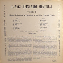 Laden Sie das Bild in den Galerie-Viewer, Django Reinhardt : Memorial Album Volume 1 (LP, Comp, Mono, Mic)
