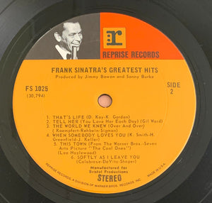 Frank Sinatra : Frank Sinatra's Greatest Hits (LP, Comp, RP, San)