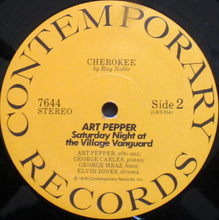 Charger l'image dans la galerie, Art Pepper : Saturday Night At The Village Vanguard (LP, Album)
