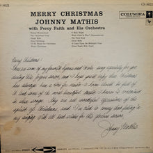 Laden Sie das Bild in den Galerie-Viewer, Johnny Mathis : Merry Christmas (LP, Album)
