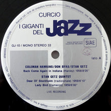 Load image into Gallery viewer, Coleman Hawkins, Stan Getz, Don Byas : I Giganti Del Jazz Vol. 10 (LP, Comp)
