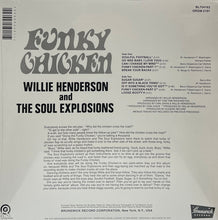 Laden Sie das Bild in den Galerie-Viewer, Willie Henderson And The Soul Explosions : Funky Chicken (LP, Album, RSD, Ltd, RE, Ora)
