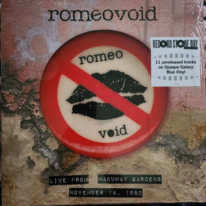 Romeo Void : Live From Mabuhay Gardens, November 14, 1980 (LP, RSD, Opa)