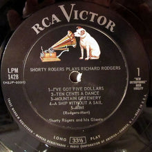 Charger l'image dans la galerie, Shorty Rogers And His Giants : Shorty Rogers Plays Richard Rodgers (LP, Album, Mono, Ind)
